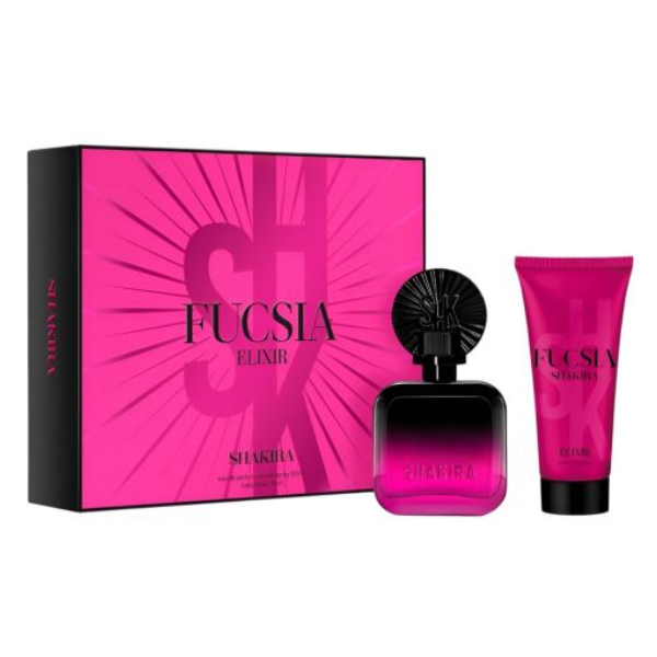 Shakira Fucsia Elixir – Set de perfume y loción corporal